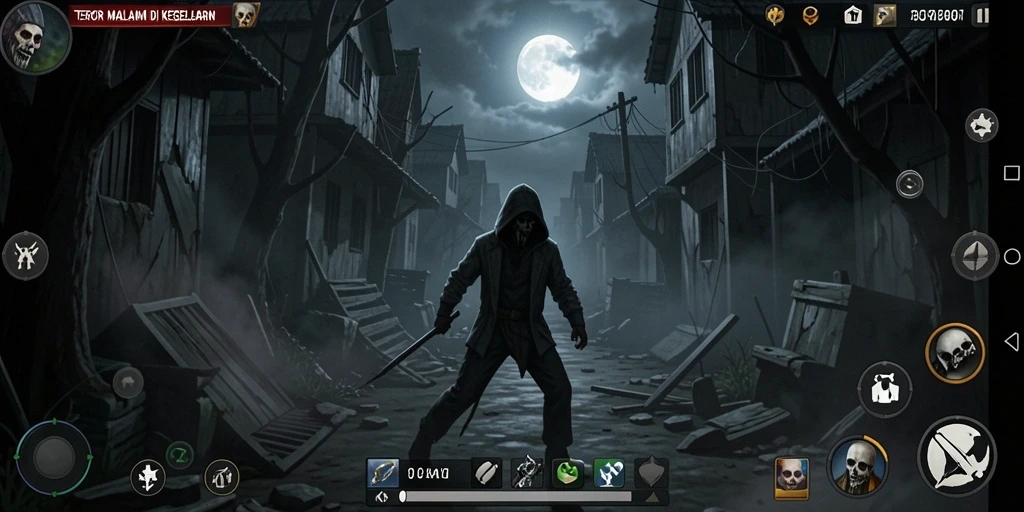 Screenshot gameplay penuh ketegangan di 2757