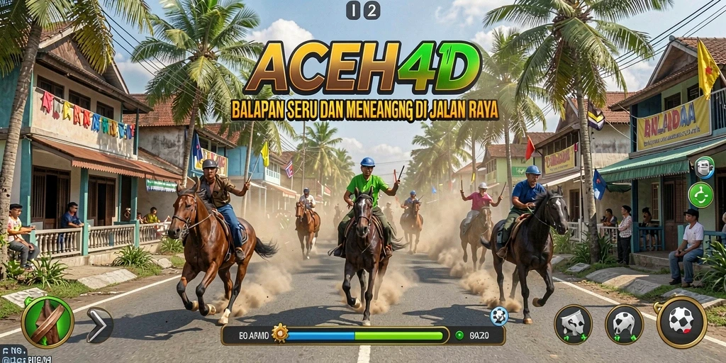 Tampilan gameplay balapan seru di ACEH4D dengan grafis yang menawan.