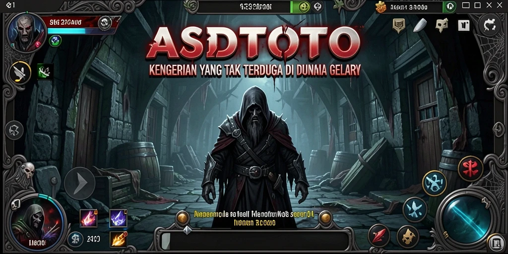 Tangkapan layar utama menunjukkan momen mencekam dalam gameplay ASDTOTO.