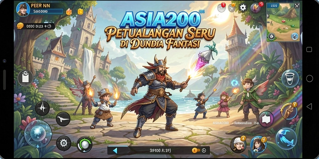 Tampilan gameplay ASIA200 yang seru dan penuh tantangan.