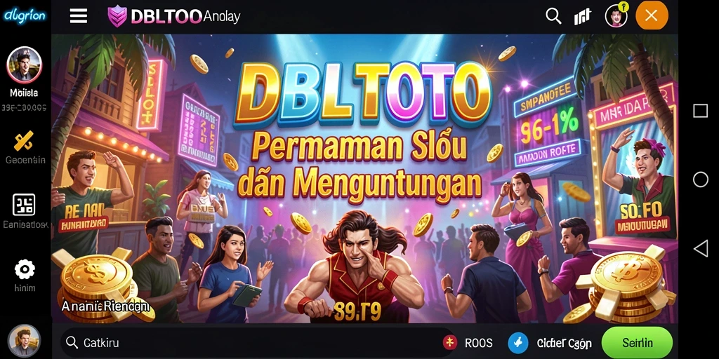 Tampilan seru gameplay Slot DBLTOTO yang mengasyikkan dan penuh warna.