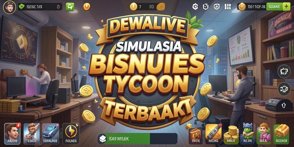 Tampilan gameplay seru dalam <strong>DEWALIVE</strong> yang menghadirkan strategi bisnis yang mendalam.
