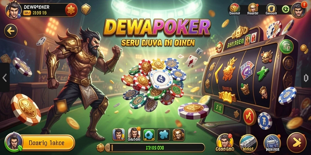 Tampilan gameplay DEWAPOKER yang intens dan penuh aksi.