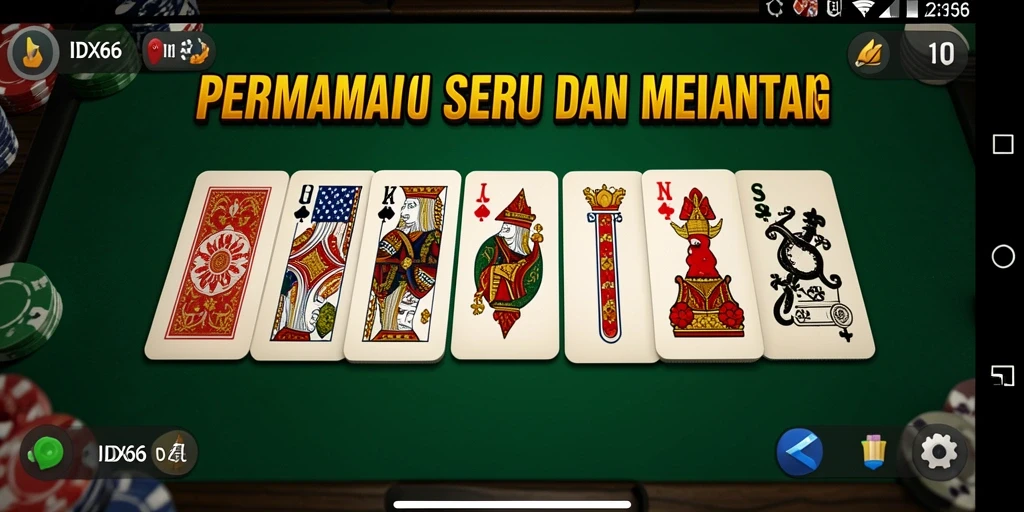 Tampilan gameplay Domino yang seru dan interaktif.