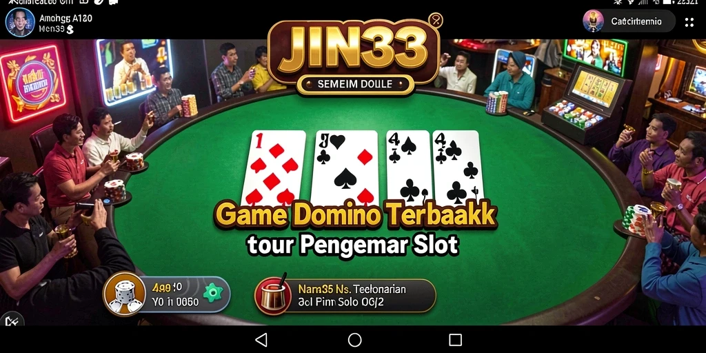 Tampilan gameplay seru di JIN33 dengan pemain yang berkompetisi.