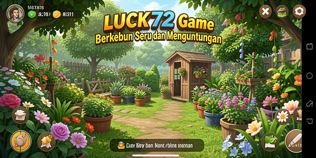 Tampilan gameplay LUCKY72 yang menarik dan penuh warna.