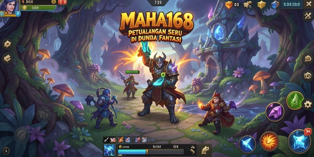 Screenshot gameplay MAHA168 yang menunjukkan petualangan seru.