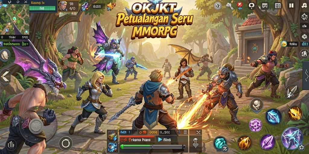 Tampilan gameplay OKJKT yang memikat dan penuh aksi.