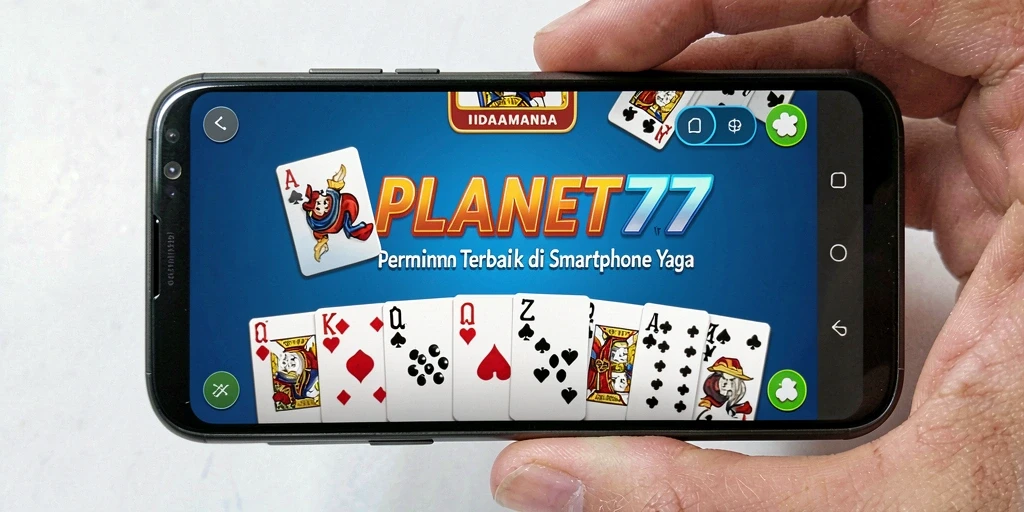 Tampilan menarik dari gameplay Domino di PLANET77.