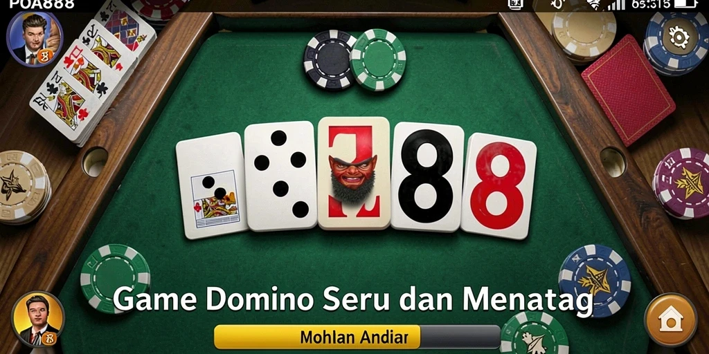 Tampilan gameplay Domino yang menarik dan mengasyikkan.