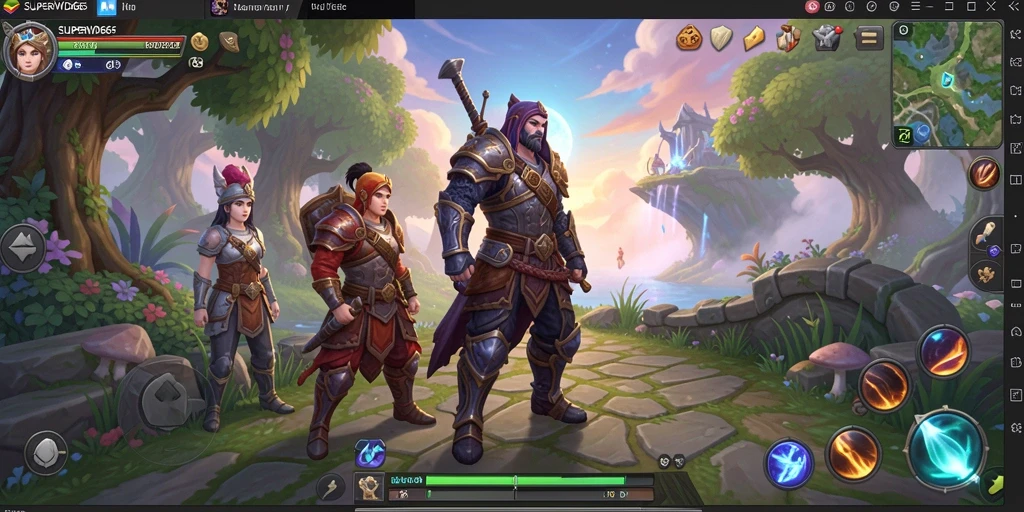 Tampilan gameplay SUPERWD666 yang mendebarkan dalam dunia ARPG.