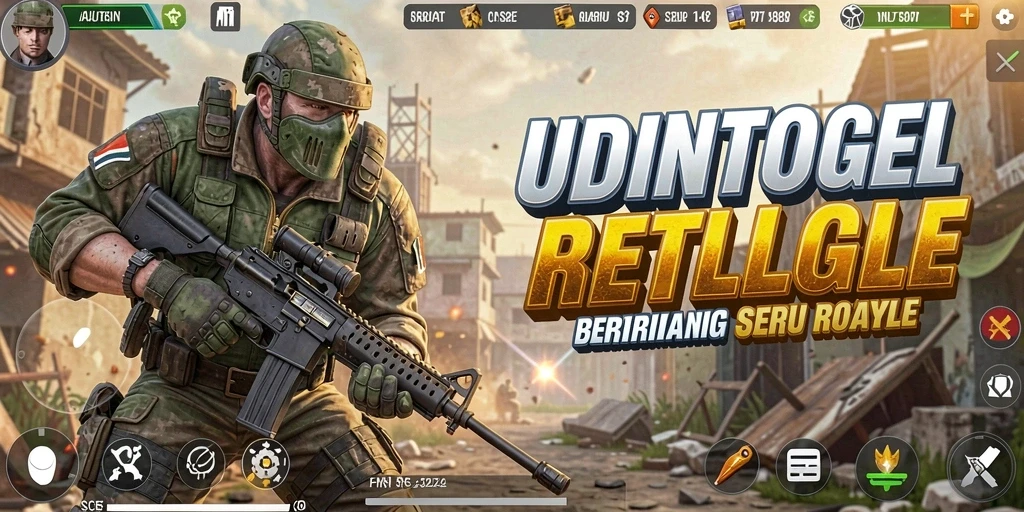 Gameplay seru di medan tempur Battle Royale.